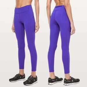 LULULEMON Speed Up Tight 28" Size 4 Lazurite
